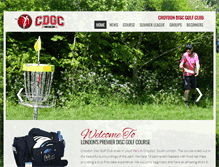 Tablet Screenshot of croydondiscgolf.com